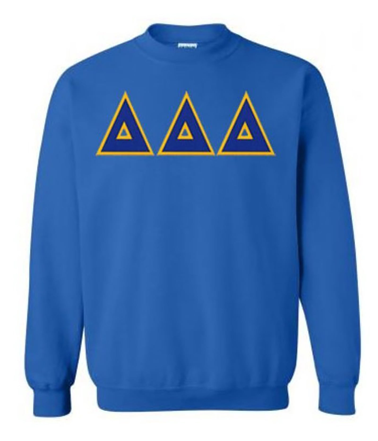 Tri Delta Vintage Crewneck Sweatshirt – Delta Delta Delta Letters, Soft Unisex Fit, 5 Colors, Licensed Sorority Apparel
