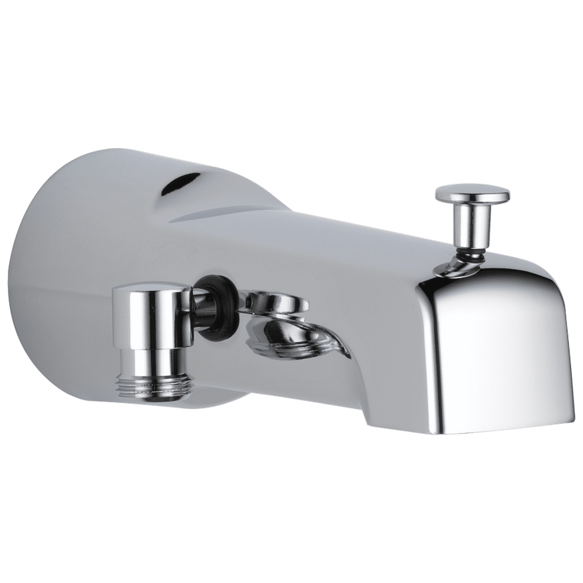 Chrome Wall Mounted Tub Spout with Diverter