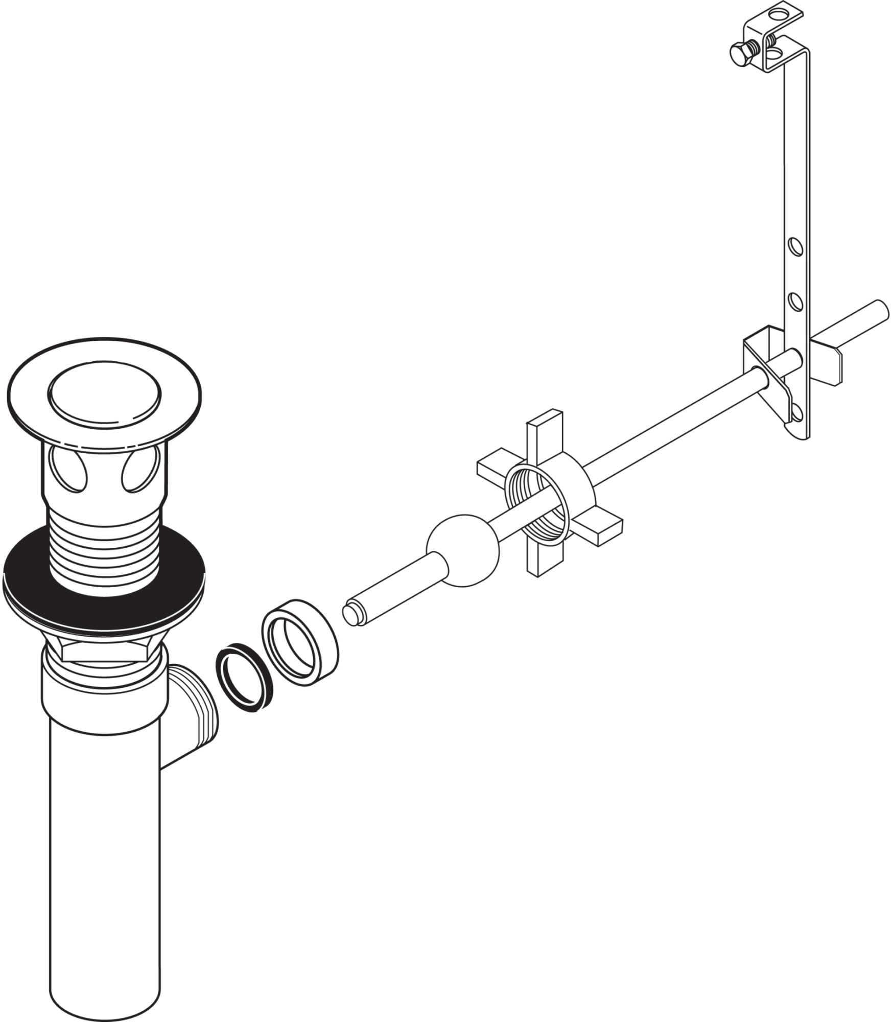 Delta Drain Assembly - Pop-Up RP38958SS