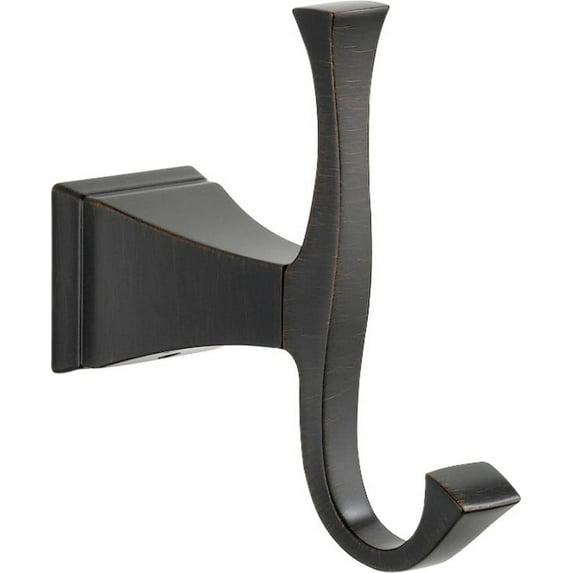 Delta Dryden Double Robe Hook, Venetian Bronze