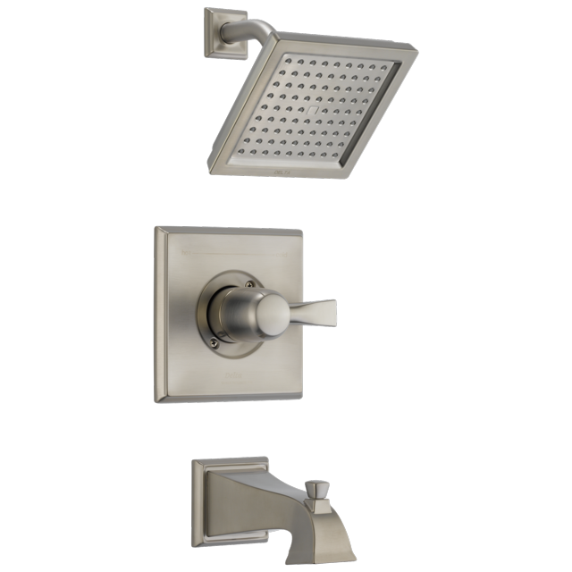 Delta Dryden Monitor® 14 Series Tub & Shower Trim in Stainless T14451-SS