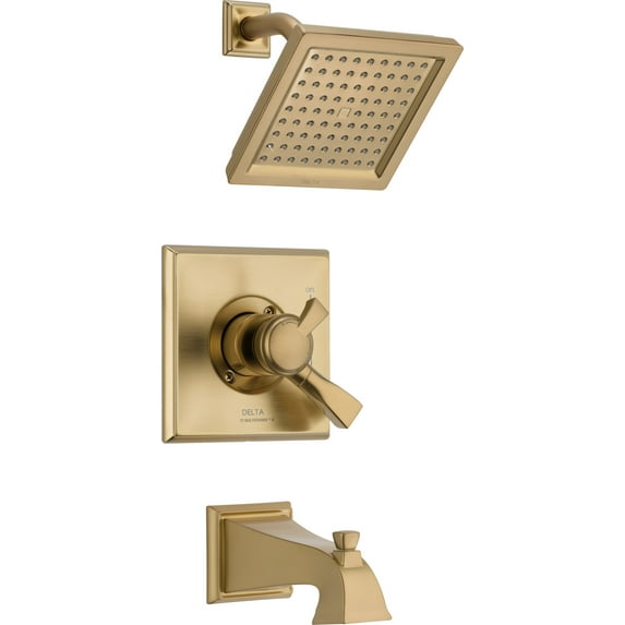 Delta Dryden Monitor 17 Series Tub & Shower Trim, Champagne Bronze