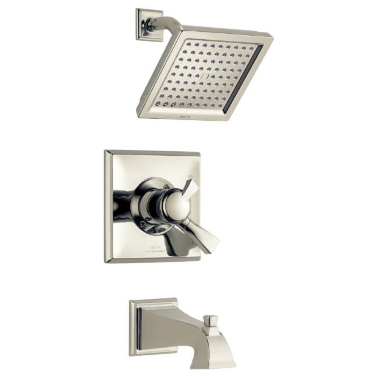 Delta Dryden Monitor 17 Series Tub & Shower Trim, Polished Nickel