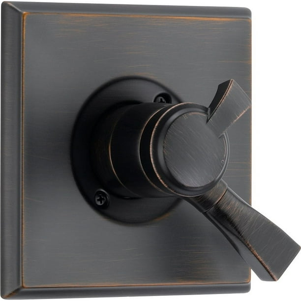 Delta Faucet Stryke Tub/Shower Trim Only, Venetian Bronze – Valve Required (T17076-RB), Pressure-Balance