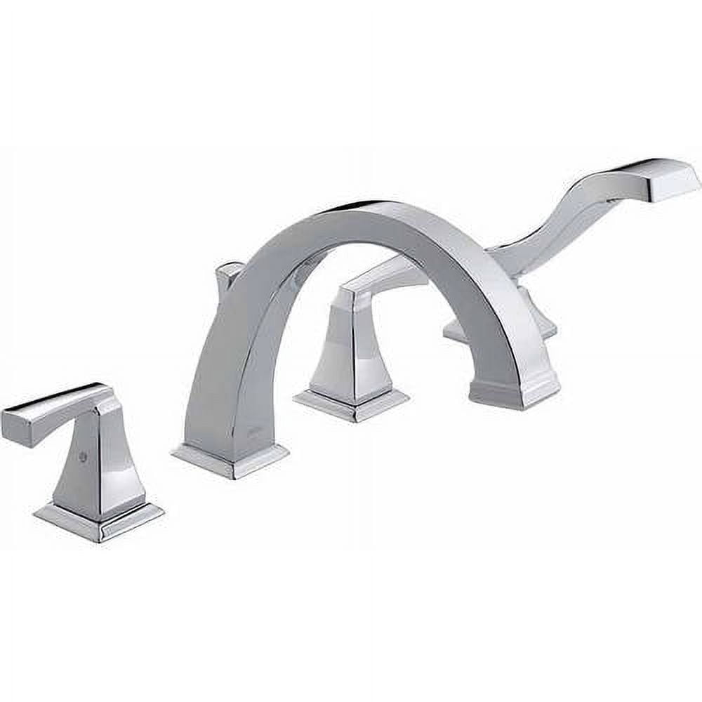 Delta Dryden Roman Tub with Hand Shower Trim, Chrome