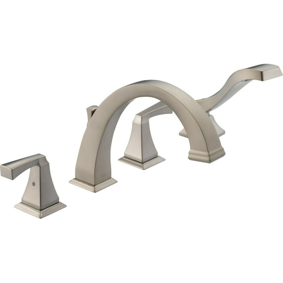 Delta Dryden Roman Tub with Hand Shower Trim, Stainless