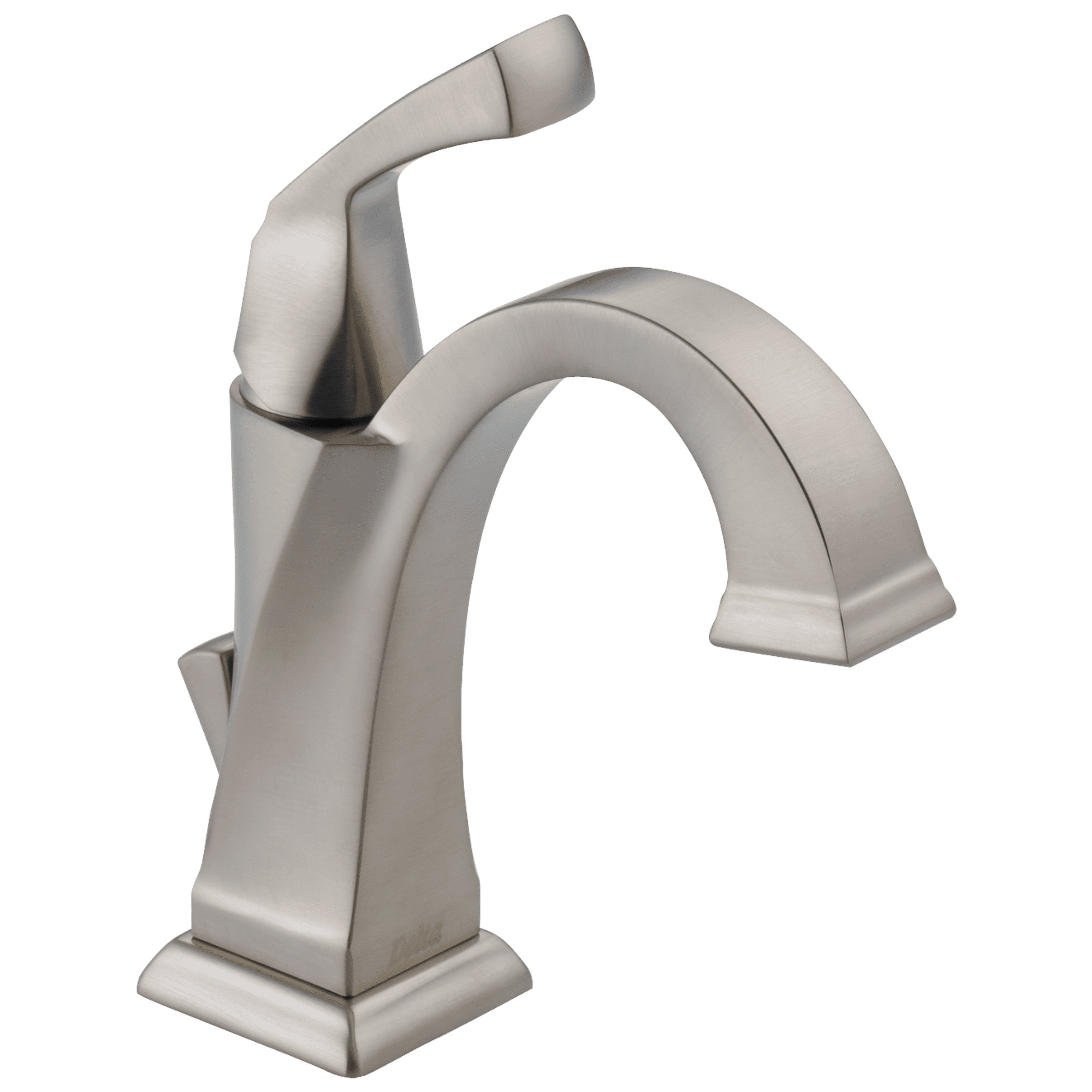 Dryden 7 3/4" Modern Stainless Steel Single Hole Bathroom Faucet