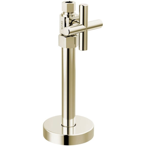 Delta DT021201-PN Straight Supply Stop Valve - Nickel