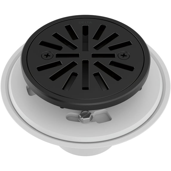 Delta Dt061411 4" Tile-In Round Shower Drain - Black