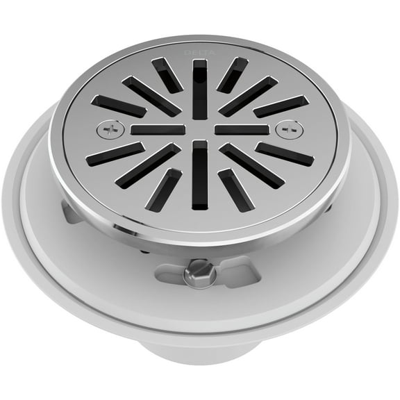 Delta Dt061411 4" Tile-In Round Shower Drain - Chrome