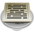 thumbnail image 1 of Delta Dt062412 4" Tile-In Square Shower Drain - Nickel, 1 of 7