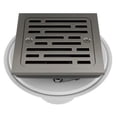 thumbnail image 1 of Delta Dt062412 4" Tile-In Square Shower Drain - Stainless Steel, 1 of 7