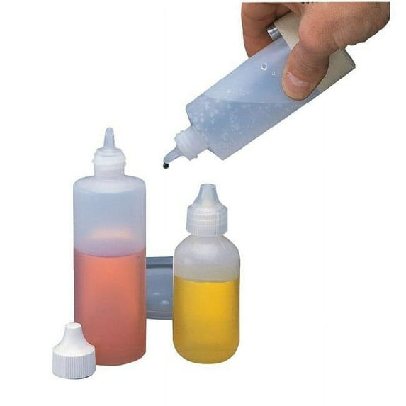 Delta Education 020-4930 2 oz Dropping Bottles - Pack of 8