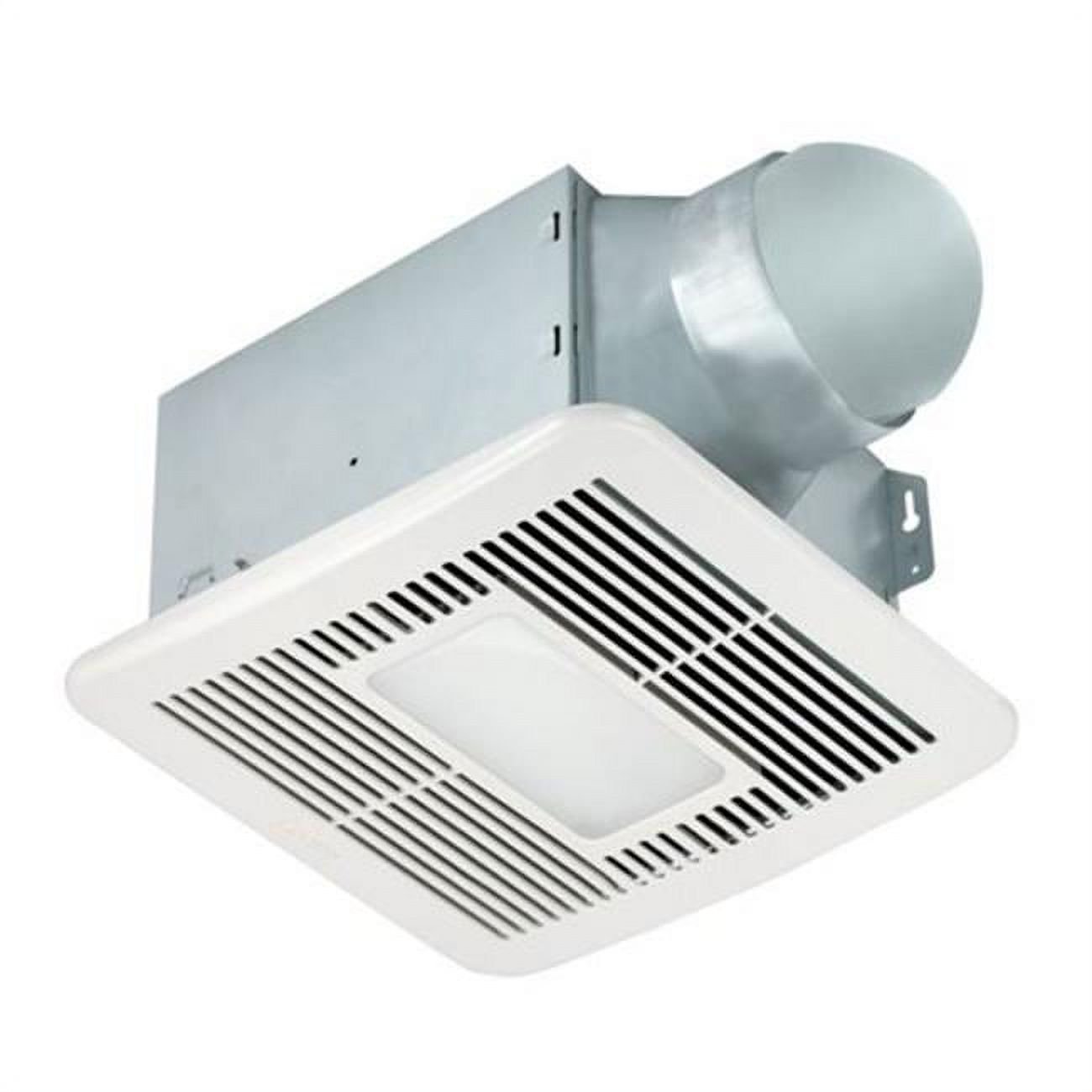 Delta Electronics SMT150LED 150 CFM Ceiling Bathroom Exhaust Fan with LED  Light u0026 Night Lightu0026#44; Off White - Walmart.com