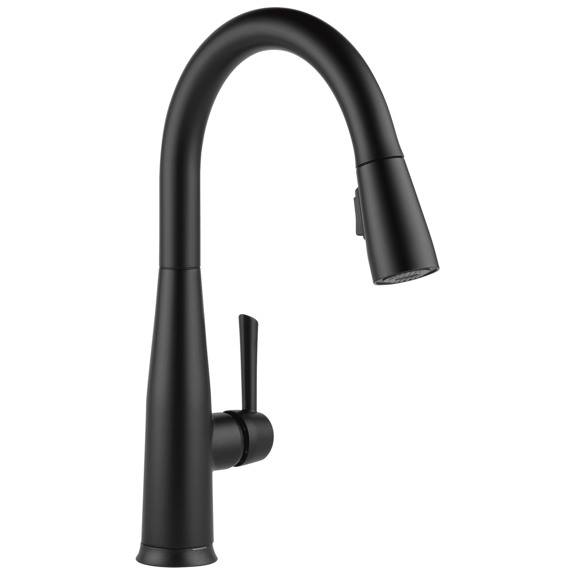 Matte Black Stainless Steel Pull-Down Kitchen Faucet