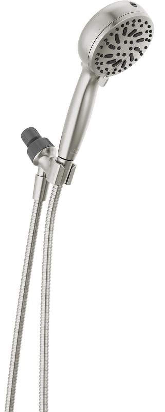 SpotShield Brushed Nickel Multi-Function Handheld Shower Head