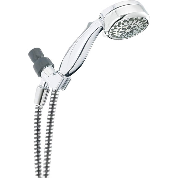 Delta Faucet 7-Spray Touch-Clean Hand Held Shower Head with Hose, Chrome, 75700
