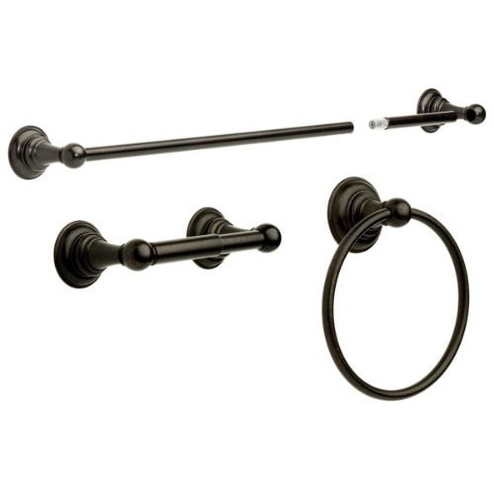 Delta 3-Piece Providence Venetian Bronze Decorative Bathroom Hardware Set Delta 3-Piece Providence Venetian Bronze Decorative Bathroom Hardware Set