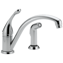 Delta Single-Handle Kitchen Faucet w/ Sprayer - 441-DST - Chrome