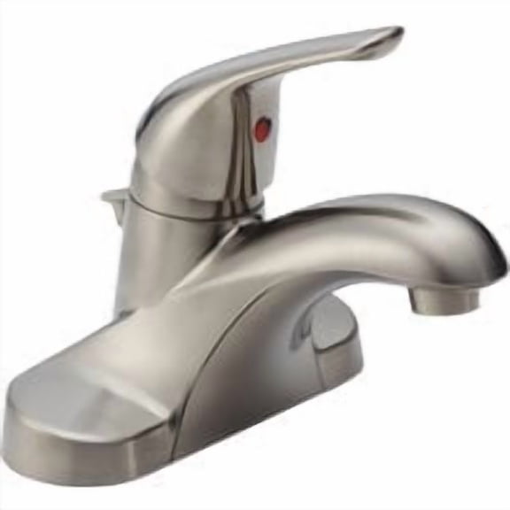 Delta Faucet Delta Foundations 1-Handle 4 In. Centerset Bathroom Faucet with Pop-Up