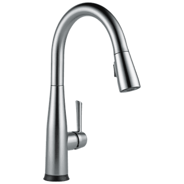 Delta Essa Single Handle Pull-Down Kitchen Faucet in Arctic Stainless 9113T-AR-DST