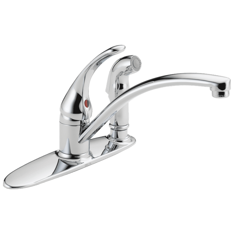Delta Foundations® Single Handle Kitchen Sink Faucet with Integral