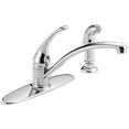 thumbnail image 1 of Delta Foundations Single-Handle Kitchen Faucet with Spray - B4410LF - Chrome, 1 of 5