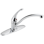 Delta Foundations B1310LF Single Handle Kitchen Faucet Chrome