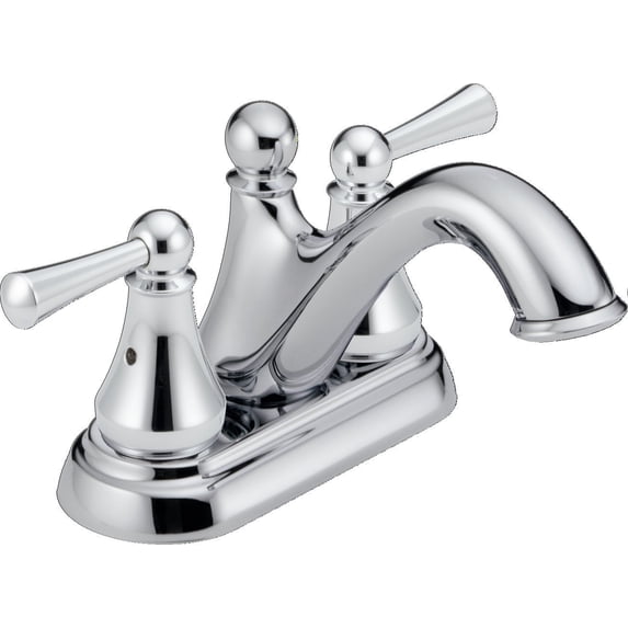 Delta Faucet Haywood 2-Handle Centre set Bathroom Faucet with Drain Assembly, Chrome 25999LF