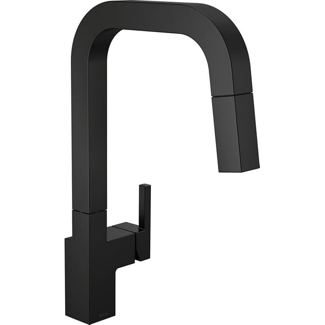 Delta Faucet Junction Matte Black Kitchen Faucet Black, Kitchen Faucets