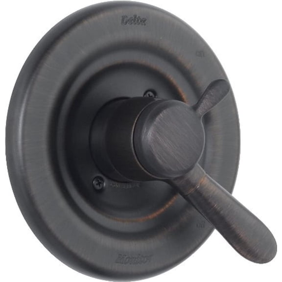 Delta Faucet Lahara 17 Series Dual-Function Shower Handle Valve Trim Kit, Venetian Bronze T17038-RB (Valve Not Included)