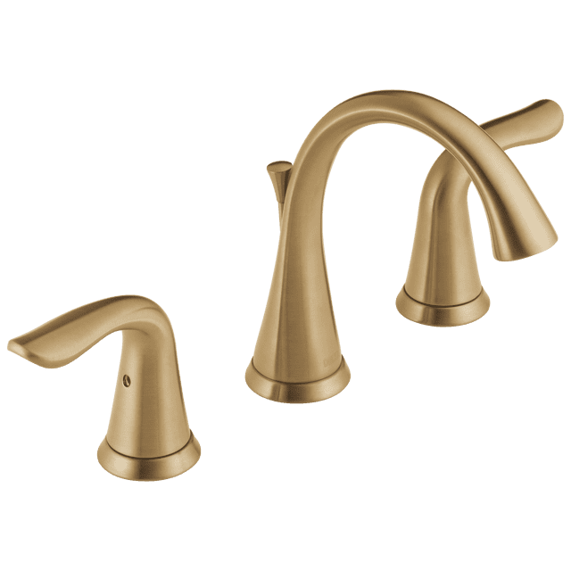 Delta Lahara Two-Handle Widespread Bathroom Faucet - 3538-CZMPU-DST - Champagne Bronze