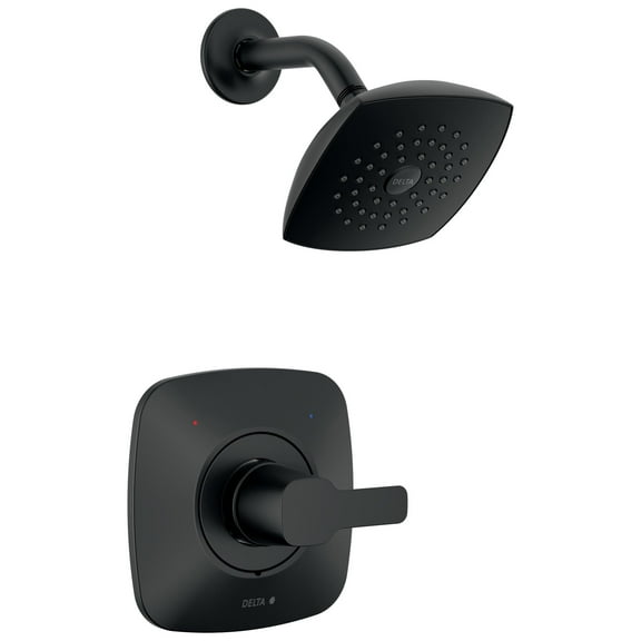 Delta Modern 14 Series Shower Trim - T142339-BL-PP in Matte Black