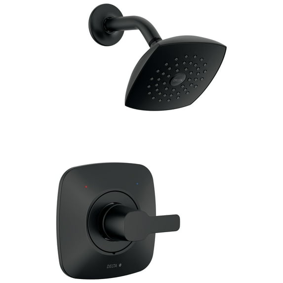 Delta Modern 14 Series Shower Trim - T142339-BL-PP in Matte Black