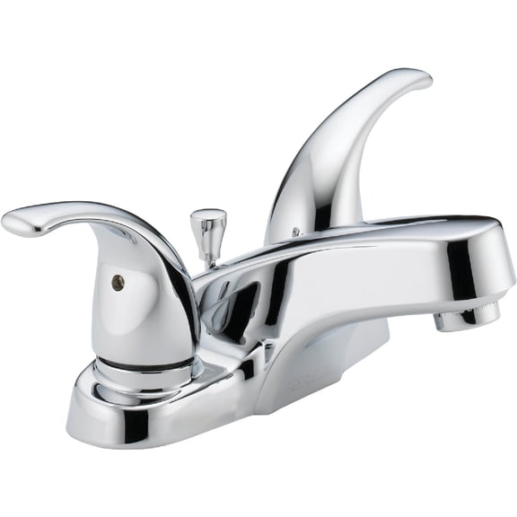 Delta Faucet P99628LF Classic, Two Handle Center Set Bathroom Faucet, Chrome