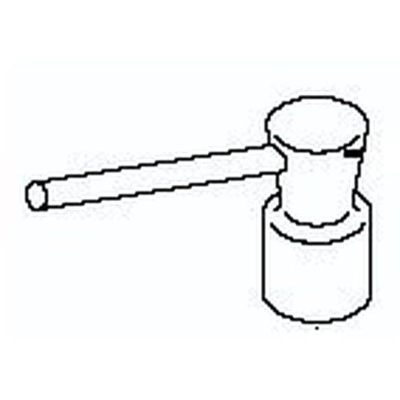 Delta Faucet RP21905NN Soap/Lotion Dispenser Pump Head, Pearl Nickel