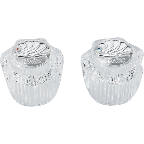 Delta Faucet RP23498 Two Clear Knob Handle Kit