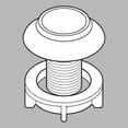 thumbnail image 1 of Delta Faucet RP6015WW Spray Support Assembly, White, 1 of 2