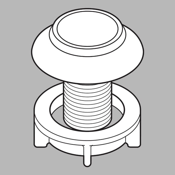 Delta Faucet RP6015WW Spray Support Assembly, White