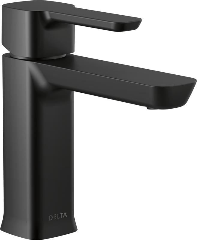 Delta Modern Single-Handle Project-Pack Bathroom Faucet - 581LF-BLGPM-PP - Matte Black