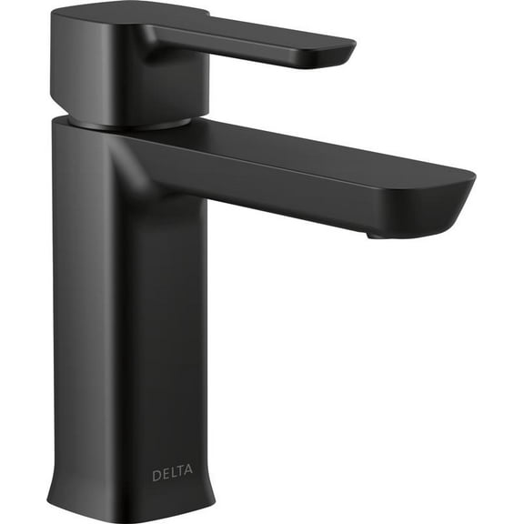 Delta Modern Single-Handle Project-Pack Bathroom Faucet - 581LF-BLGPM-PP - Matte Black