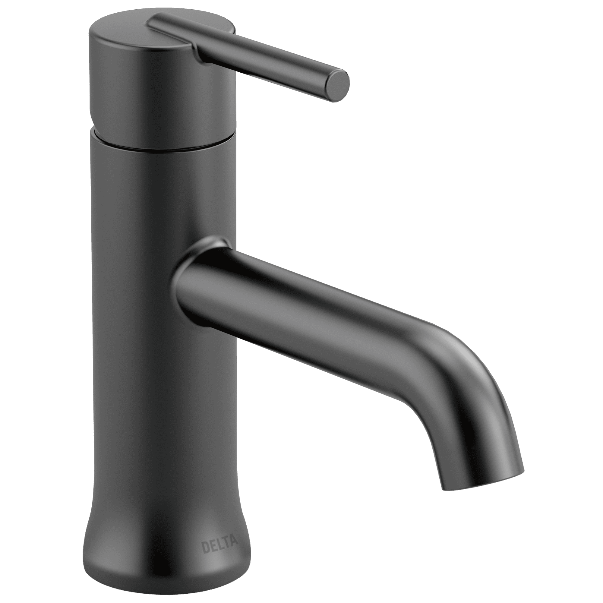 Sleek Matte Black Single-Handle Euro Motion Bathroom Faucet