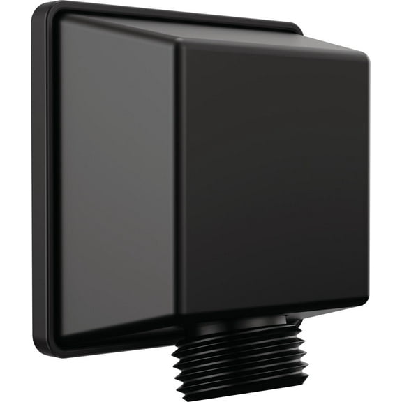 Delta Square Wall Elbow for Hand Shower in Matte Black 50570-BL