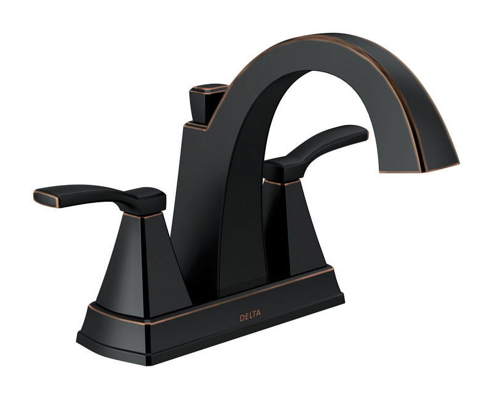 Delta Flynn Bronze Two Handle Lavatory Faucet 4 in.
