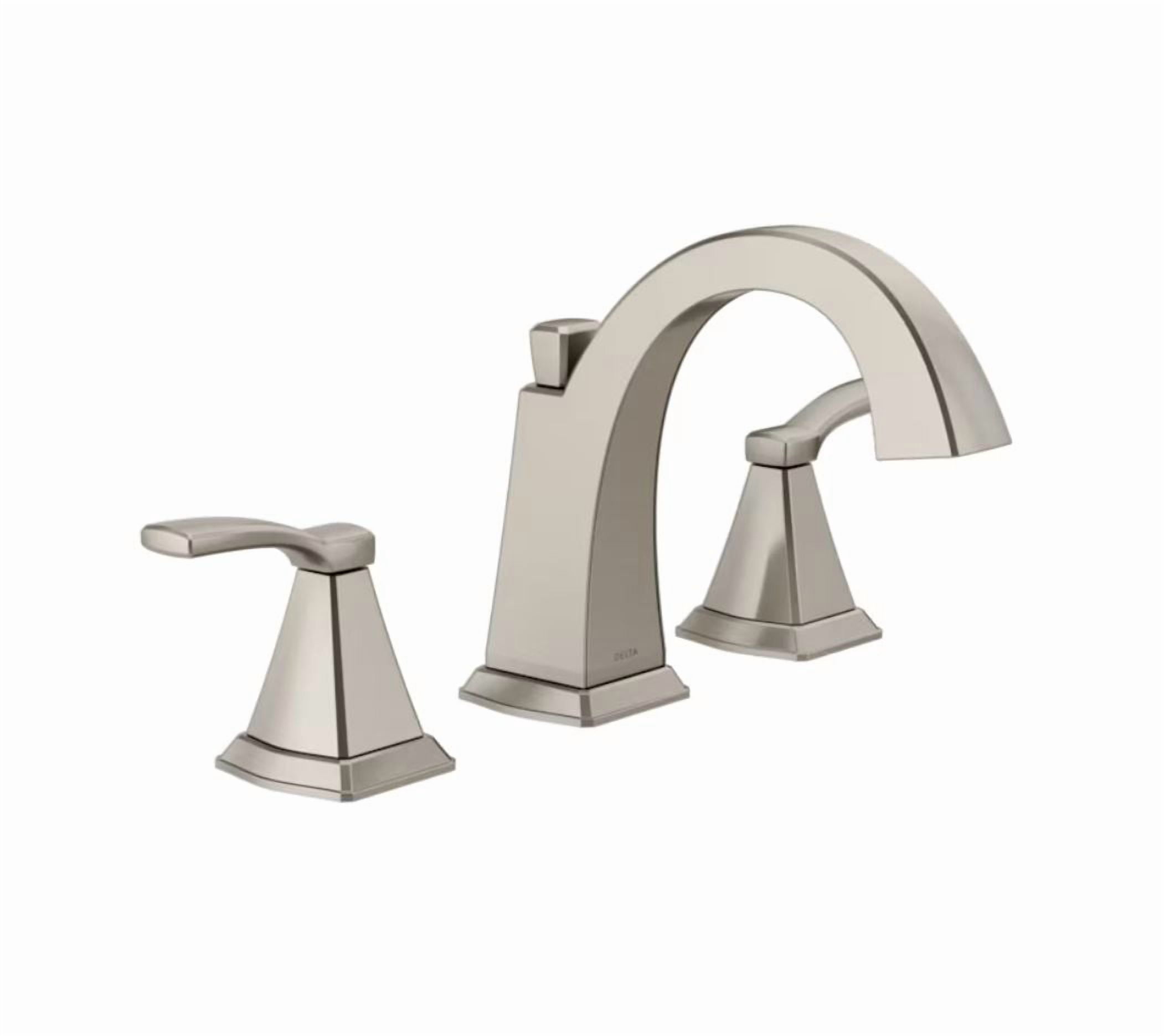 Delta 35768LF Flynn -SS 2-handle Widespread Bathroom Faucet in Brushed Nickel