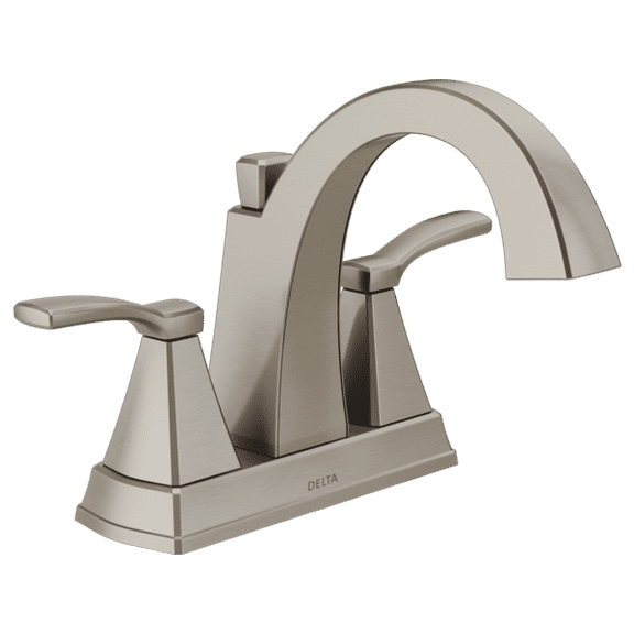 Delta 25768LF-SS Flynn Two Handle Centerset Bathroom Faucet in Stainless