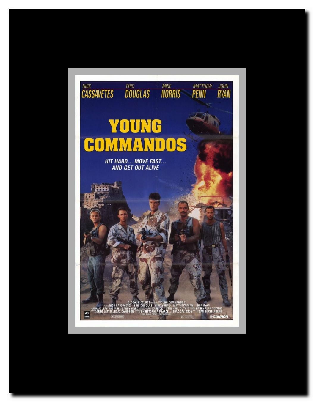 Delta Force 3: The Killing Game Framed Movie Poster