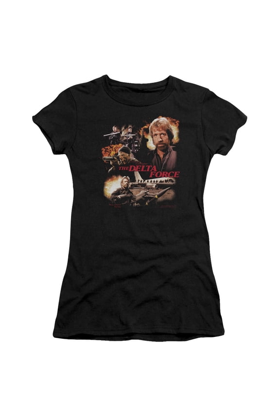Delta Force Action Pack Junior Women's T-Shirt Sheer Black