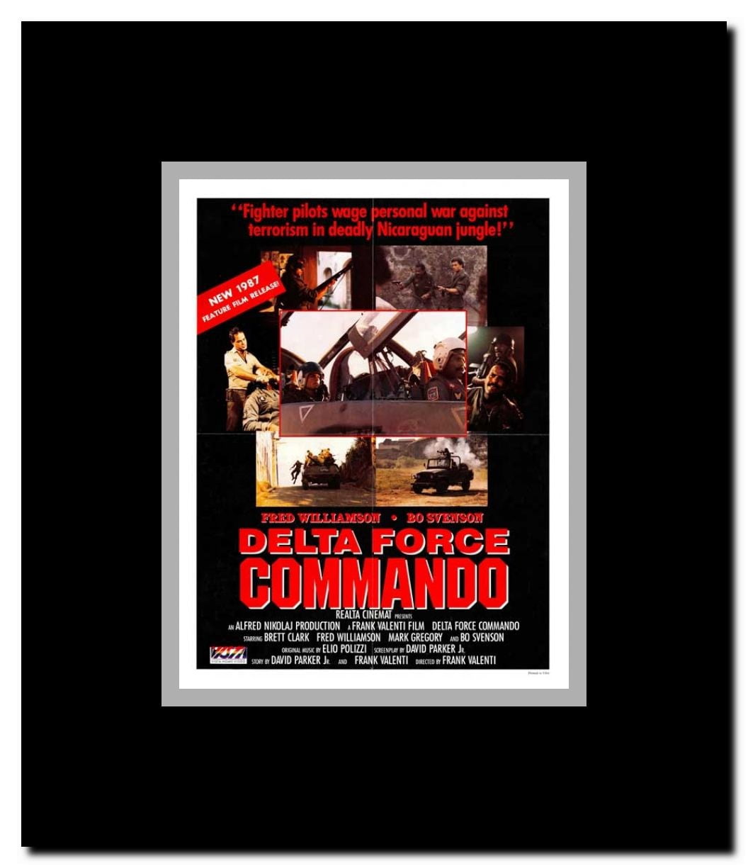 Delta Force Commando Framed Movie Poster