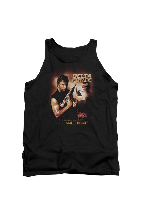 Delta Force Delta Force 2 Poster Adult Tank Top Black